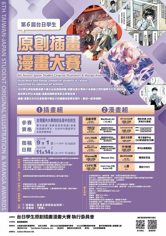 ​​​​​​​✨賀~台南應用科技大學_美術系_林庭萱_同學_榮獲台日插畫大獎(1,245件作品參賽，5位獲獎)