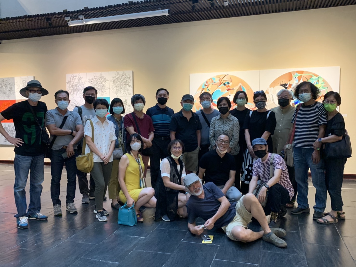 非池中藝術報導/陳晞 《資深陽光男孩與南臺灣藝術之光：仨！陽光男孩，張新丕、梁任宏與張國信三人展》