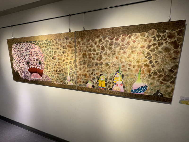 【中華日報】南應大「曙暮暉」美術系畢展高雄文化中心展出特優作品_記者張翔／高雄報導