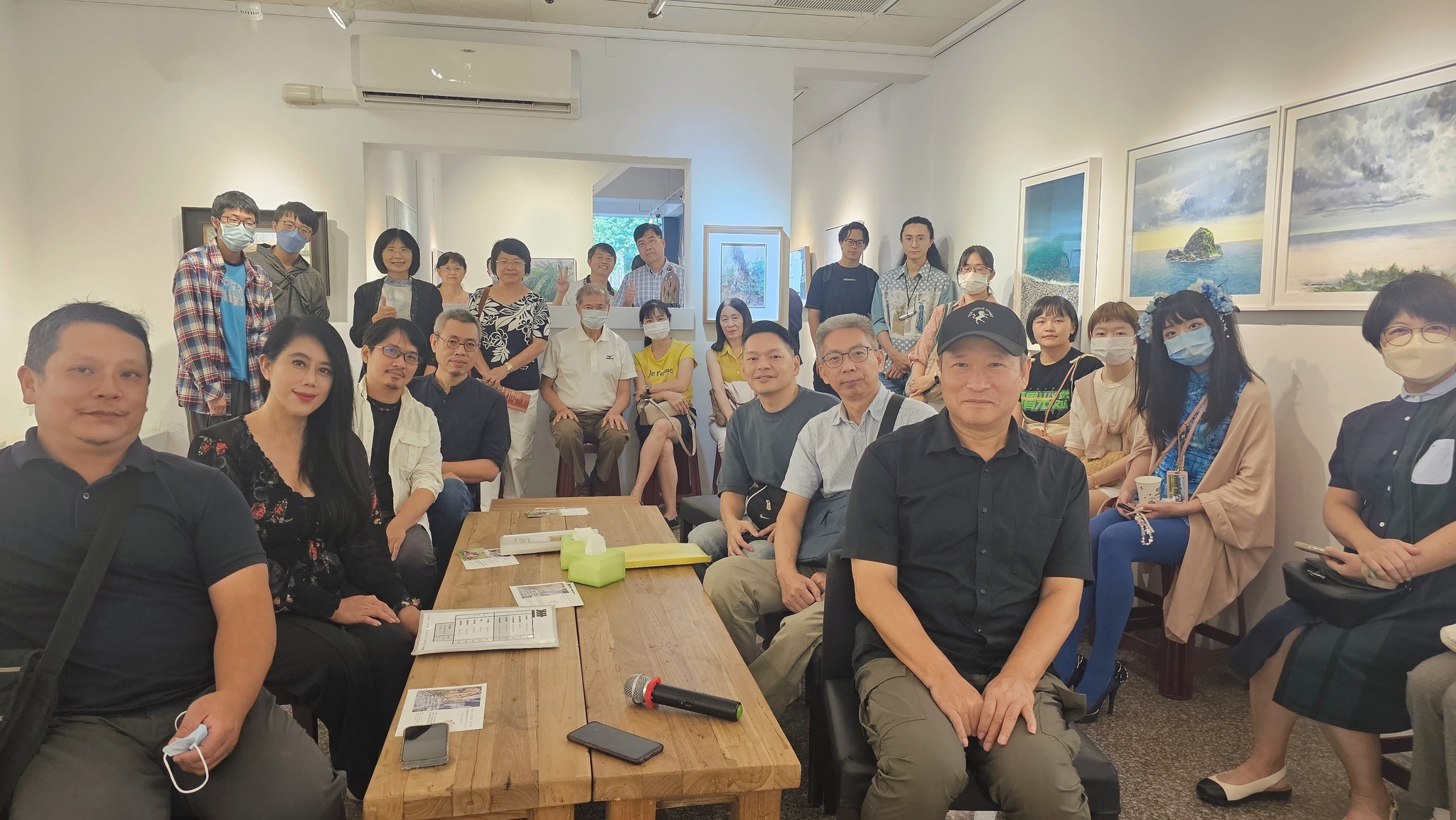 南應大美術系教授群參加【 真實意識 】 米馬羊具象名家邀請展，茶會｜10/08  14:30展期｜09/30- 10/29