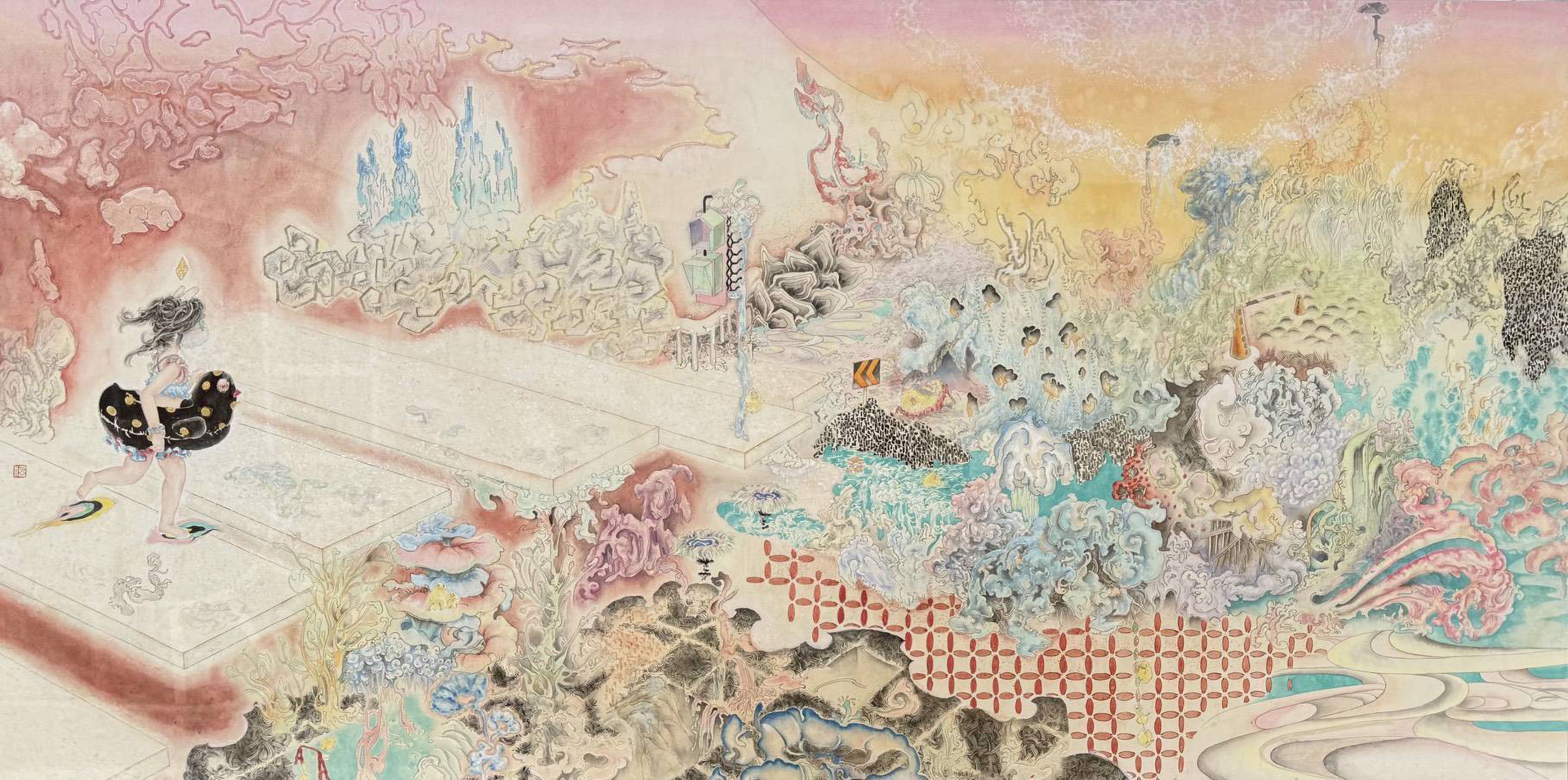 🏆 恭喜南應大美術系113級畢業生陳怡安榮獲114年全國美術展水墨類金牌獎