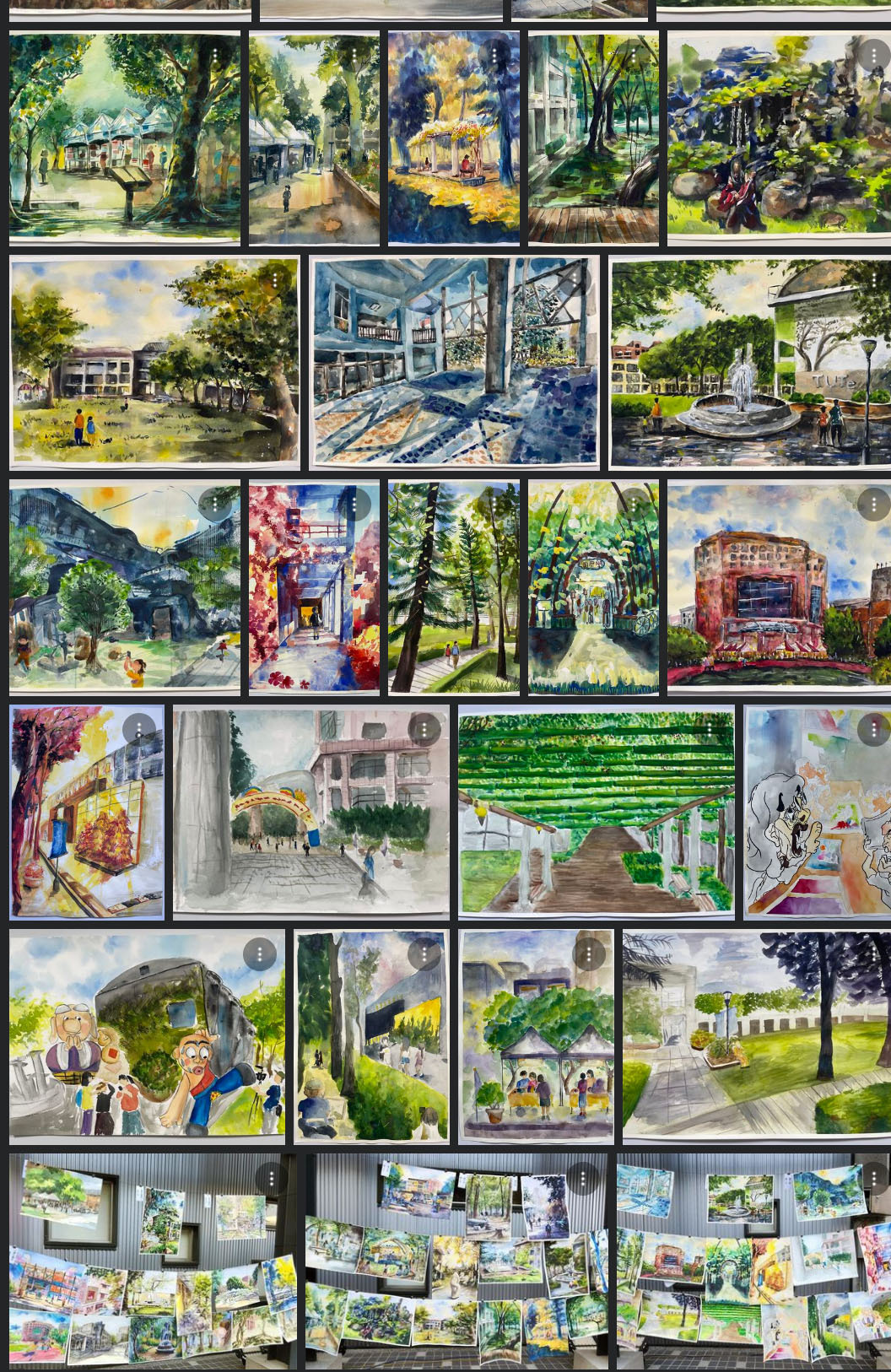 2023TUT藝術季南應大校園寫生比賽／作品展示