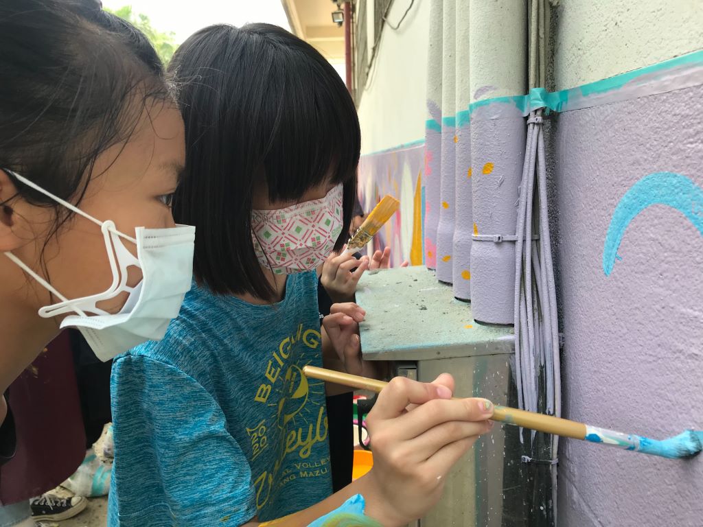 大手牽小手」安慶國小彩繪活動報導